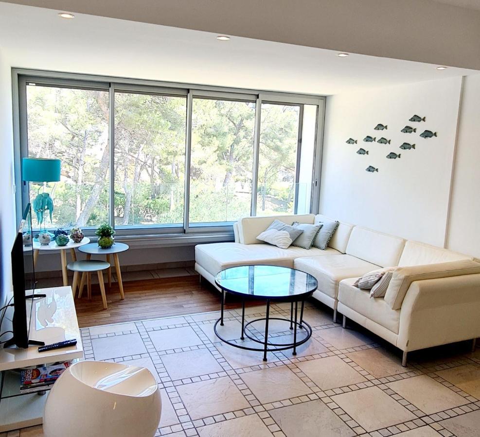 Superbe Appartement Dans Cadre D'Exception - Piscine, Plage Et Tennis Prive Bandol Eksteriør bilde
